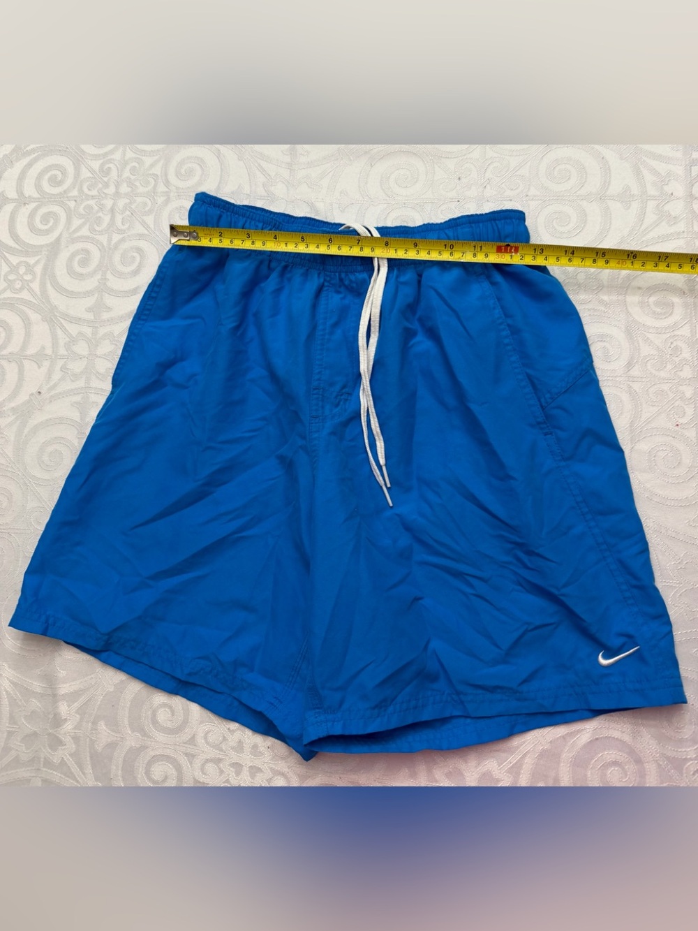 Nike Swim Trunks Shorts Pool Beach Drawstrings Men Small 6 Inch Inseam Sporty - Picture 6 of 10